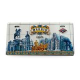 Madrid landmarks fridge magnet, design 3
