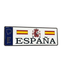 Spain 5 license plate fridge magnet