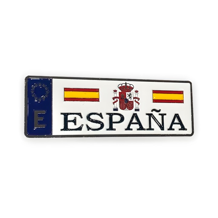 Imán de nevera matrícula de España, modelo 5
