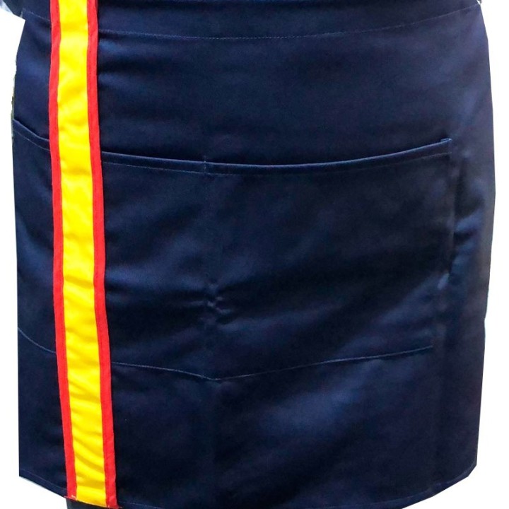 Delantal de cintura Bandera de España personalizado – vista 8