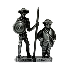Figura de Don Quijote y Sancho Panza