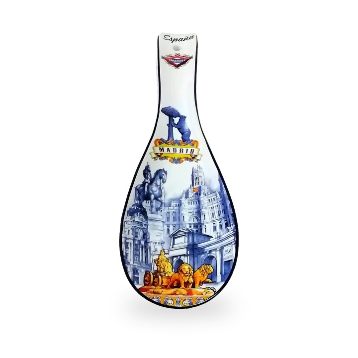 Löffelablage aus Keramik Souvenirs de Madrid y España – Ansicht 2