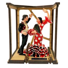 Pareja de bailadores de flamenco