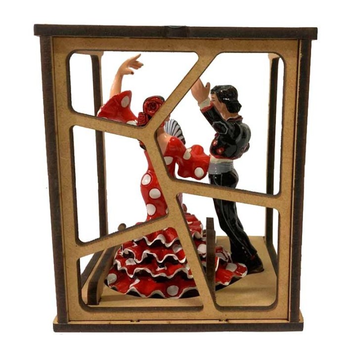 Pareja de bailadores de flamenco