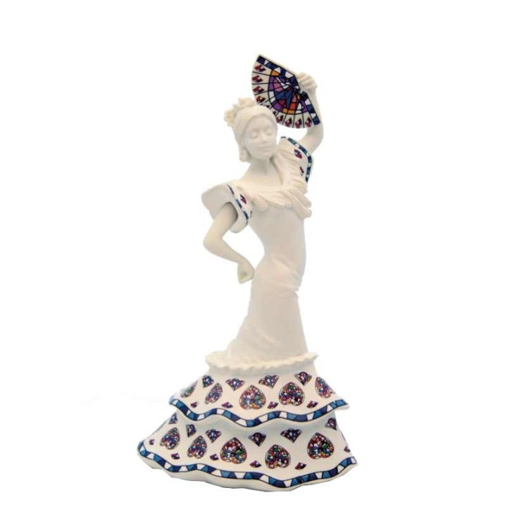 Sevillana con abanico, tamaño mini