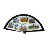 Éventail en bois Souvenir de Madrid – vue 2