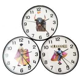 Bullfighting wall clock