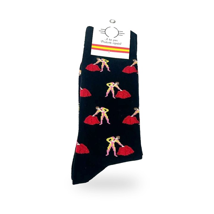 Calzini taurini con passaggi da torero in blu navy – vista 5