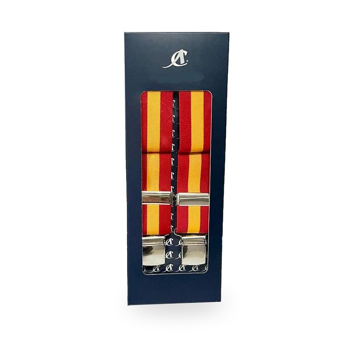 Suspensórios elásticos com bandeira de Espanha, modelo 1 com caixa – vista 6