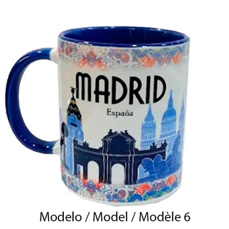 Taza "Madrid Souvenirs" color azul