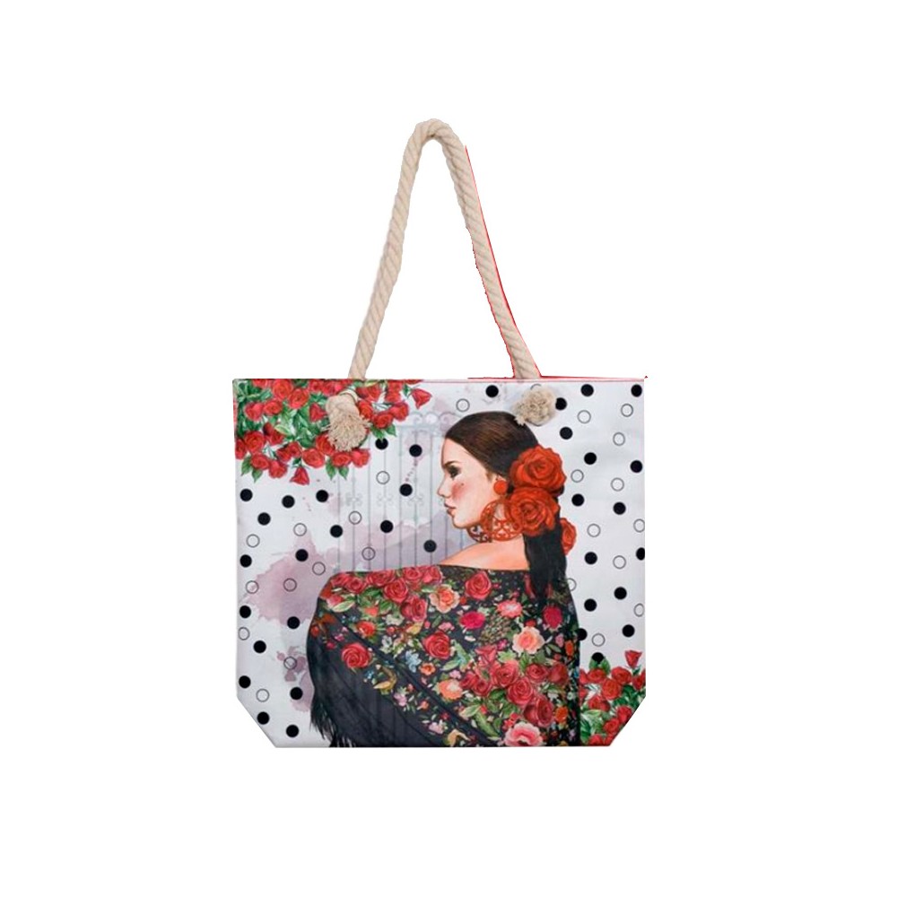 Bolso playa "Flamenca"