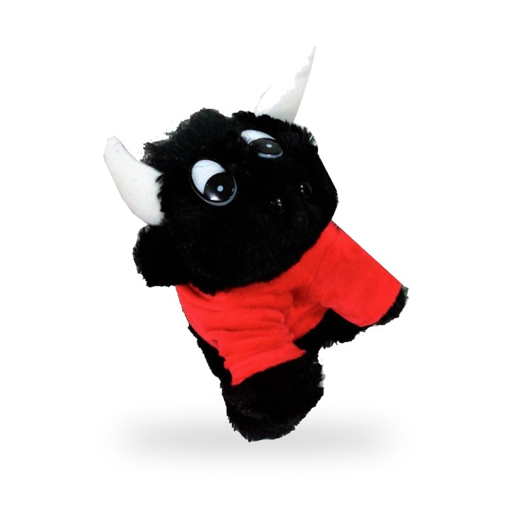 Touro de peluche musical que canta – vista 2