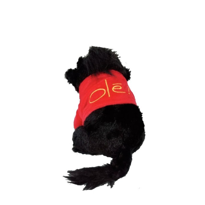 Toro de peluche musical