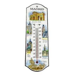 Thermomètre mural "Souvenirs de Madrid"