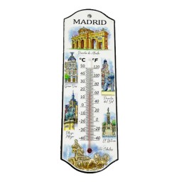 "Souvenirs of Madrid" wall thermometer