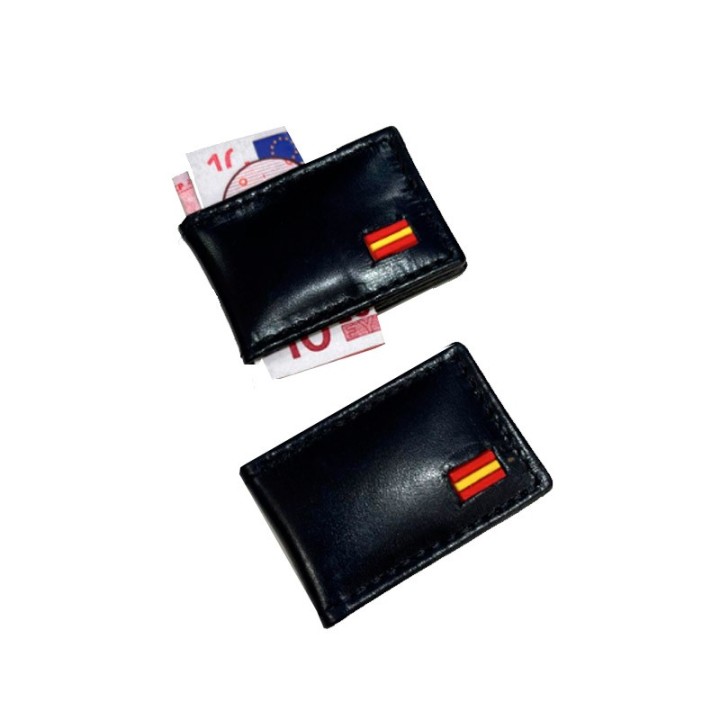 Money/bill clip, magnetic clip, Spain flag design
