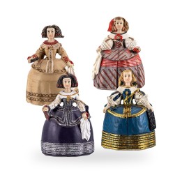 Statuetta di Menina di Velázquez classica in resina, 9 cm