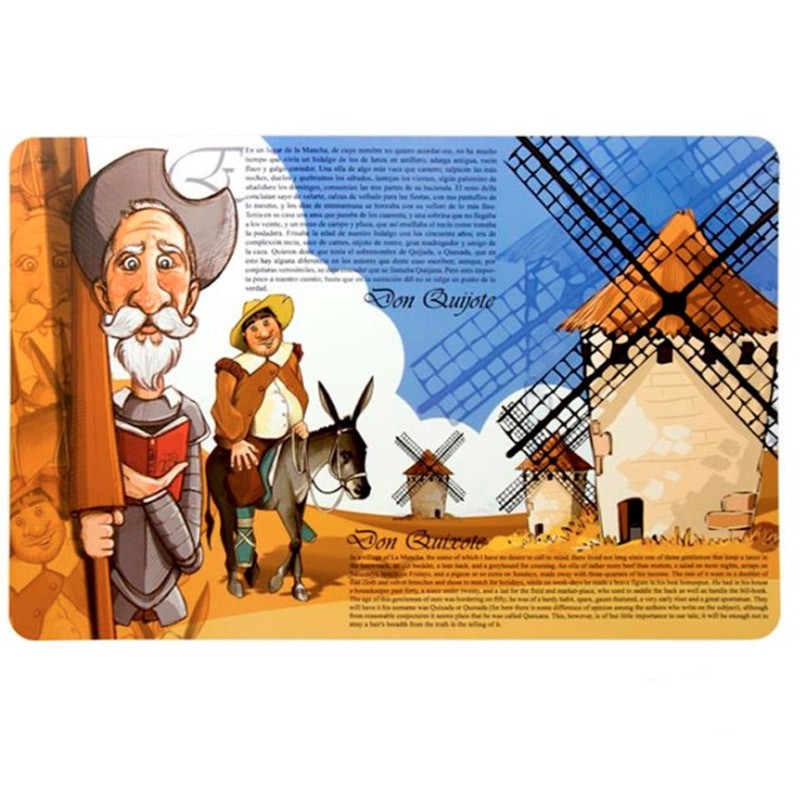 Mantel Individual "Don Quijote de la Mancha" Mantel Individual "Don Quijote de la Mancha"