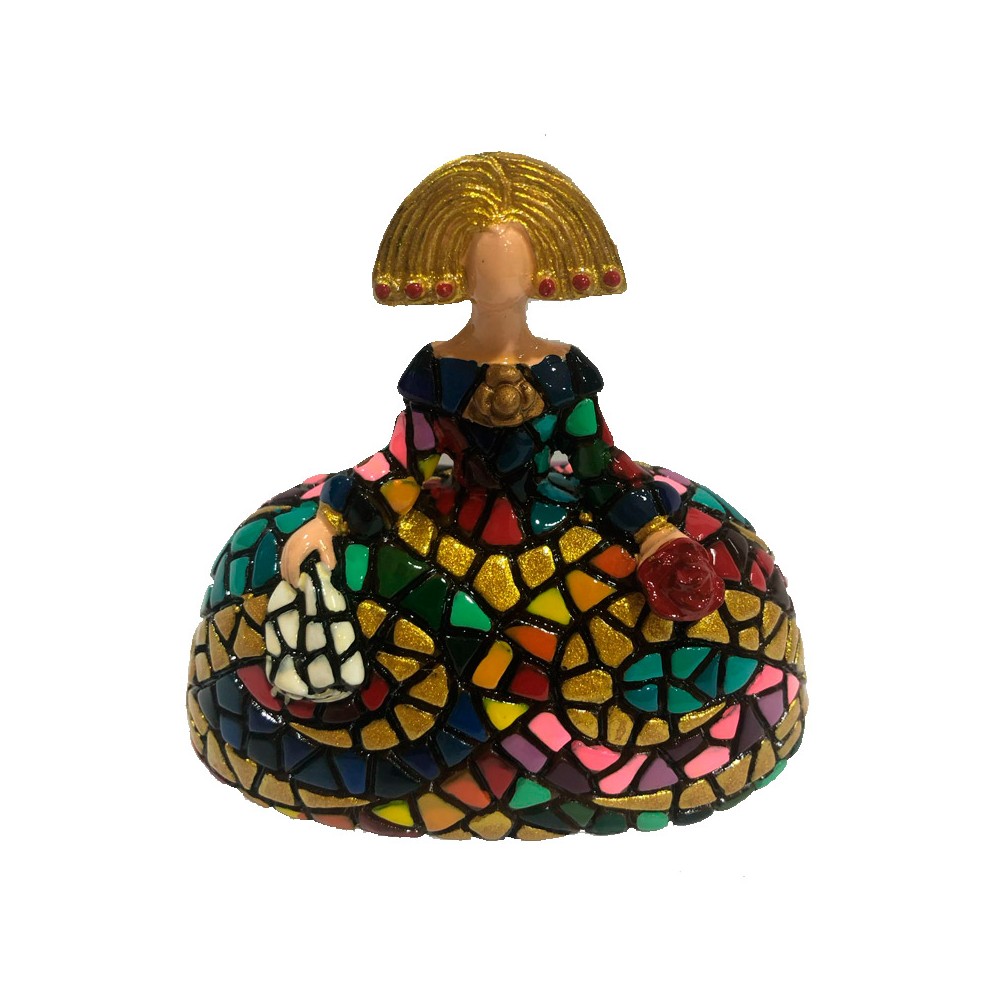 Menina en mosaïque moderne-mini