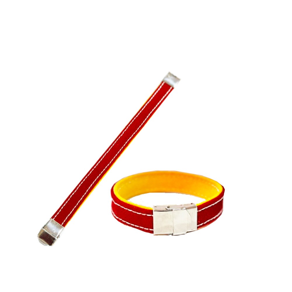 Unisex fabric bracelet "Muleta and albero"