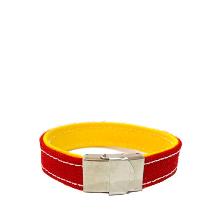 Unisex fabric bracelet "Muleta and albero"