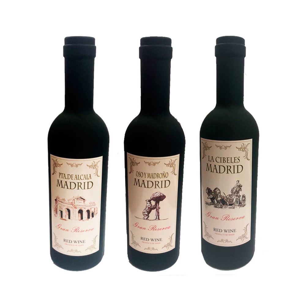 Coffret à vin, bouteille « Madrid »