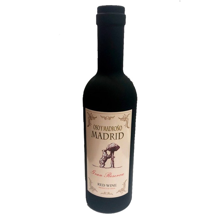 Set da vino a forma di bottiglia, modello Orso e Corbezzolo
