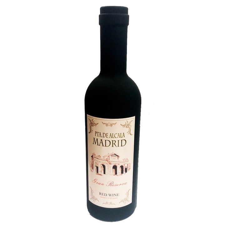 Conjunto para vinho em forma de garrafa, modelo Puerta de Alcalá
