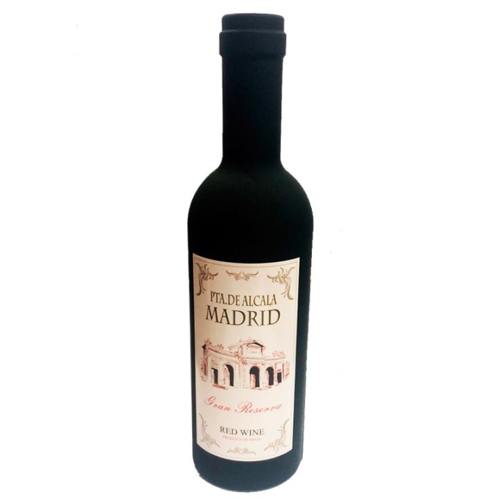 Wine Set, "Madrid" bottle Puerta de Alcala
