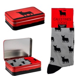 Chaussettes Osborne Bull dans une boîte en métal