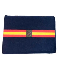 Coussin de corrida bleu  "Drapeau espagnol horizontal"