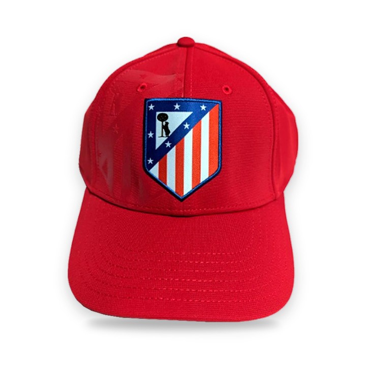Gorra oficial del Atlético de Madrid, color rojo