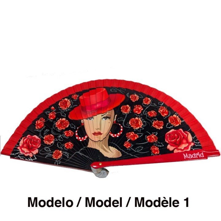 Abanico Bailaora Flamenco modelo 1