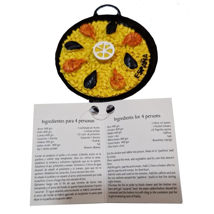 Calamita da frigo paella ai frutti di mare – vista 3