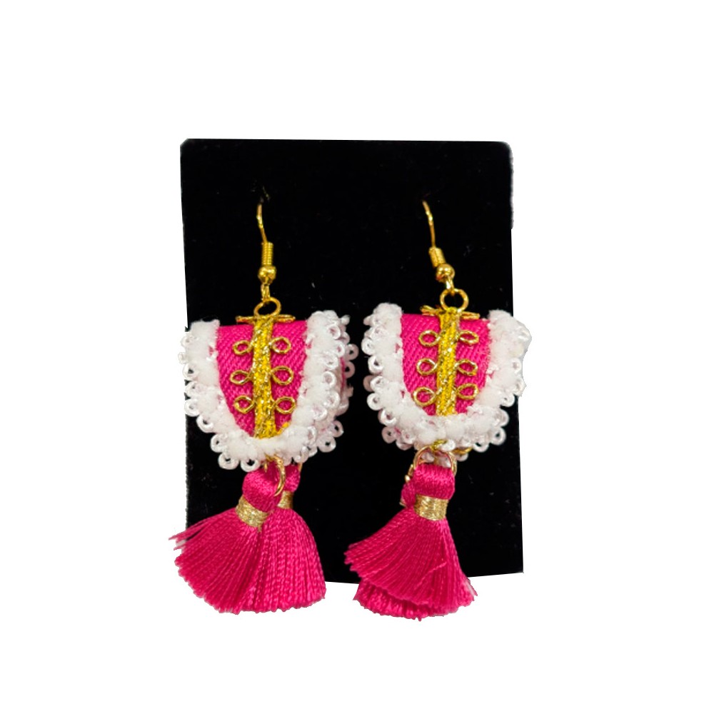 Bullfighting earrings "Bullfighting jacket shoulder pads"