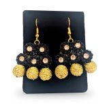 Pendientes taurinos Alamares de hilo inspirados en el traje de luces