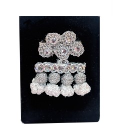 Broche "Alamares de traje de luces" plata