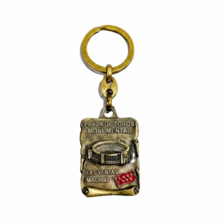 Copper Bullfighting Keychain