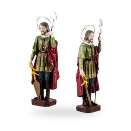 Figura de Santo Isidro Lavrador, padroeiro de Madrid, em resina