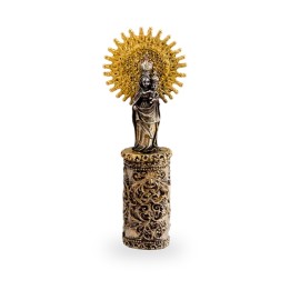 Figur der Virgen del Pilar aus Zaragoza, aus Harz, 20 cm