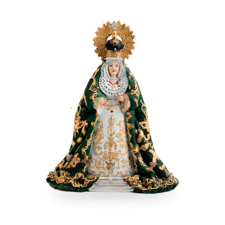 Figur der Virgen de la Esperanza Macarena aus Sevilla, aus Harz