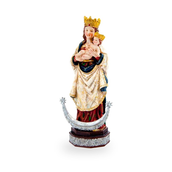 Figur der Virgen de la Almudena aus Madrid, aus Harz