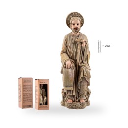 Statuetta di San Giacomo Apostolo, misura grande da 15 cm