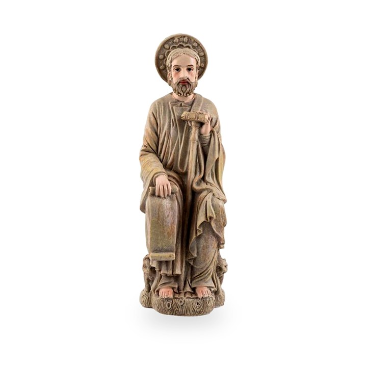 Figur des Apostels Jakobus vom Pórtico de la Gloria, Nachbildung