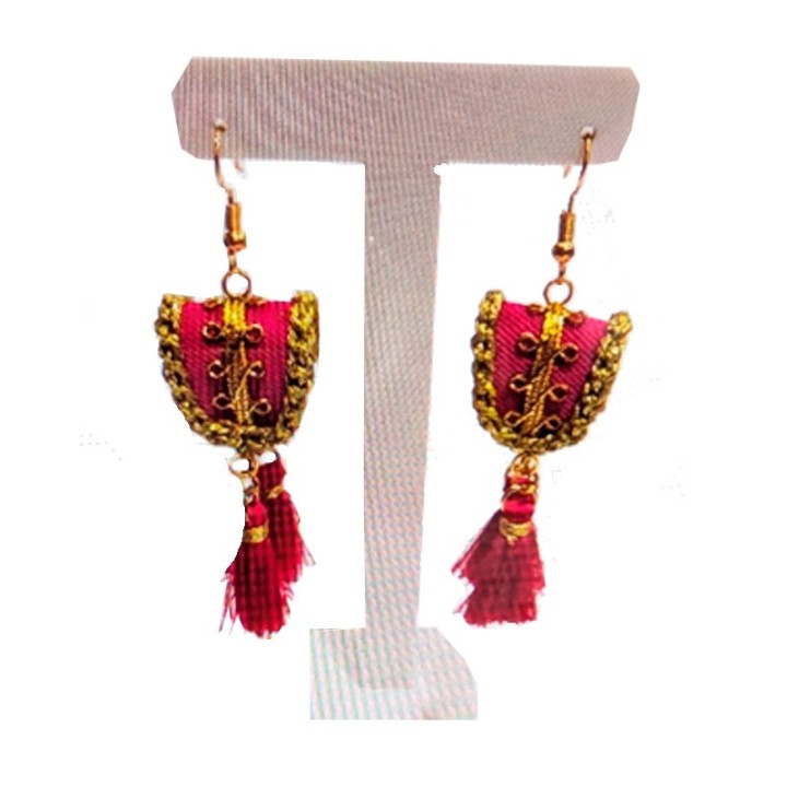Boucles d'oreilles taurines "Épaulière de lumières"