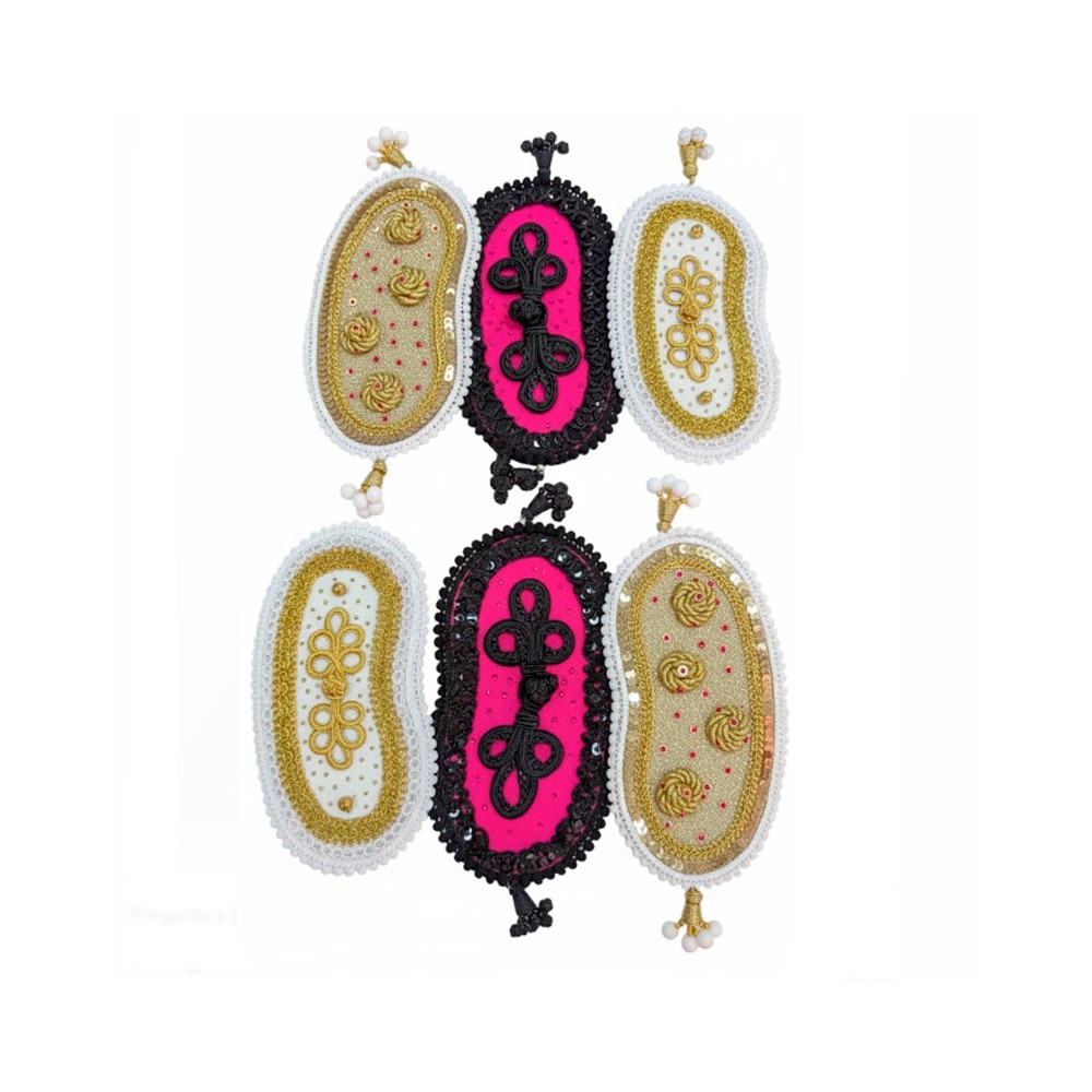 "Bullfighter's suit shoulder pads" various colors