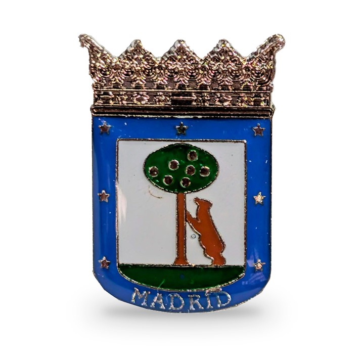 Spilla di Madrid con l'Orso e il Corbezzolo