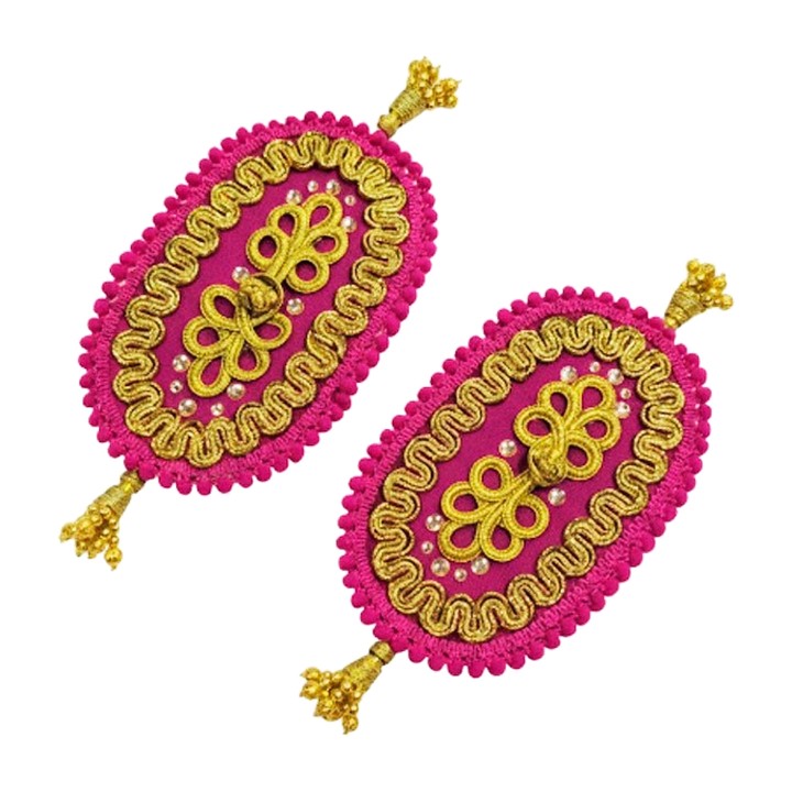 Ombreiras de traje de luces pequenas em fúcsia