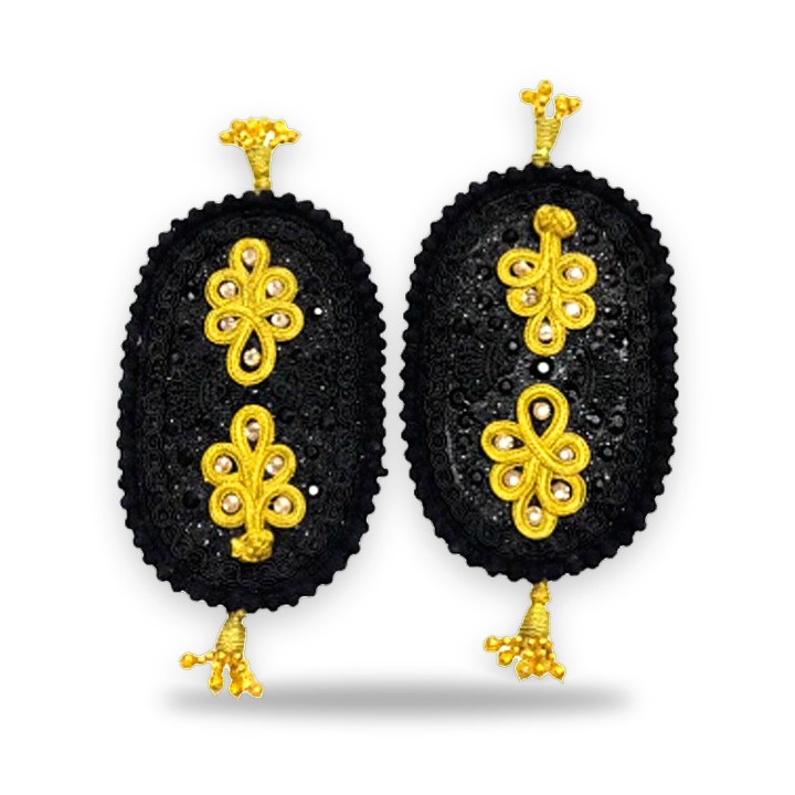 Épaulettes d'habit de lumière petit modèle, noir
