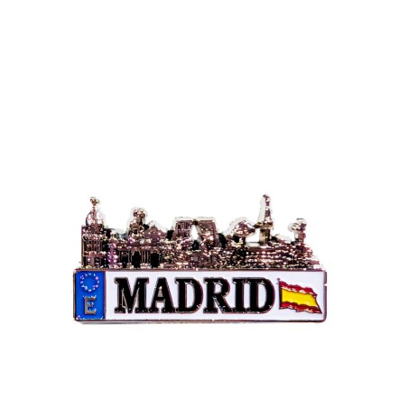 Pins of Madrid emblematic monument